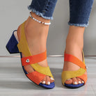 Elara | Cross Strap Comfort Heels