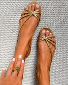 Ginevra | Golden Sandals Summer Elegance