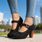 Stella Brogue Buckle Loafers