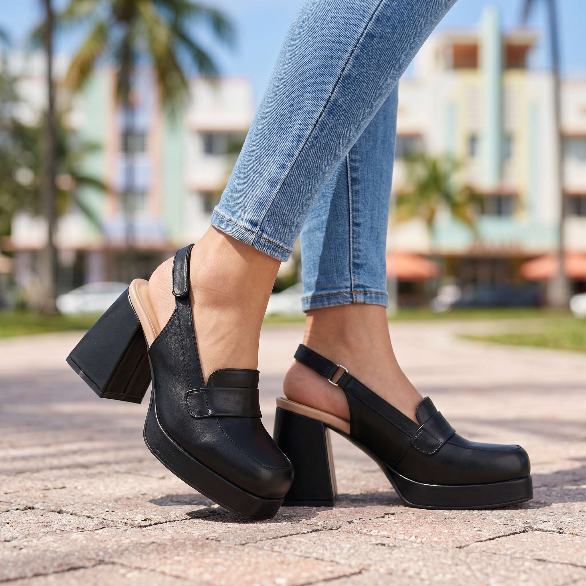 Alicia Slingback Heels