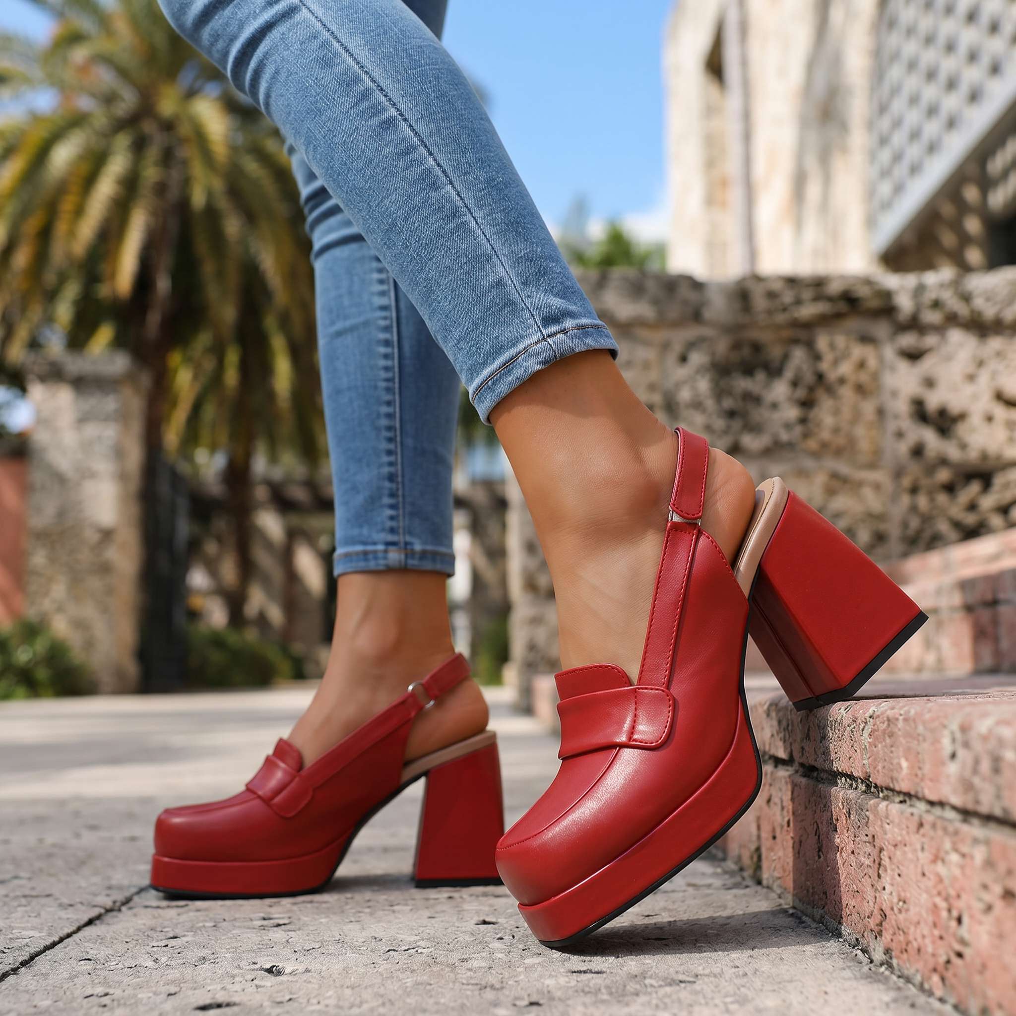 Alicia Slingback Heels