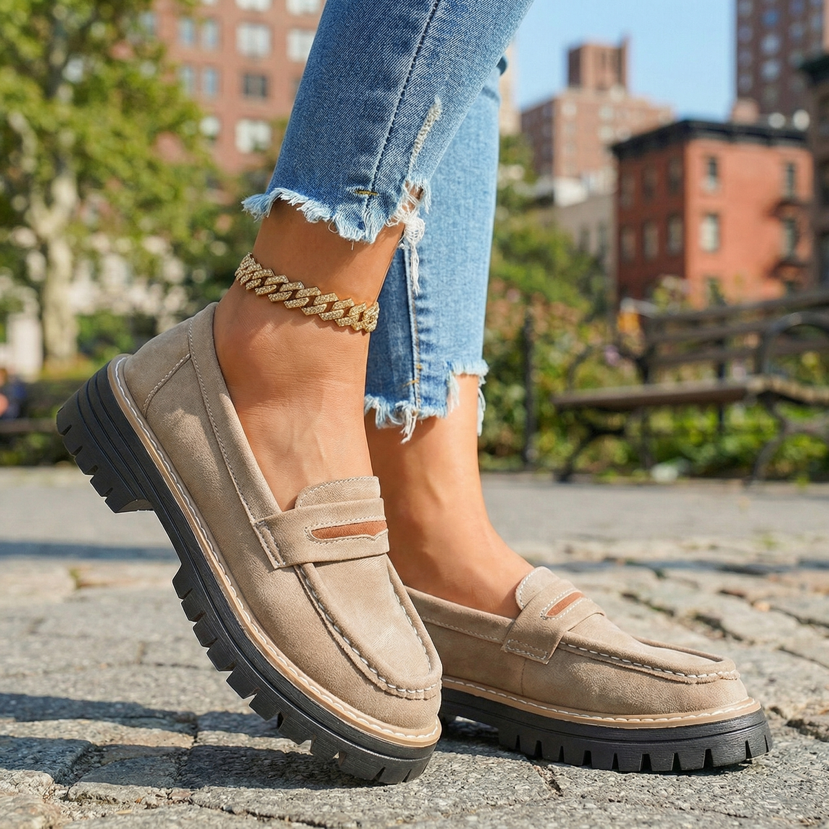 Sloane Platform Loafers