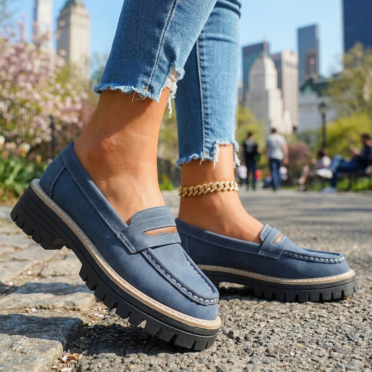 Sloane Platform Loafers