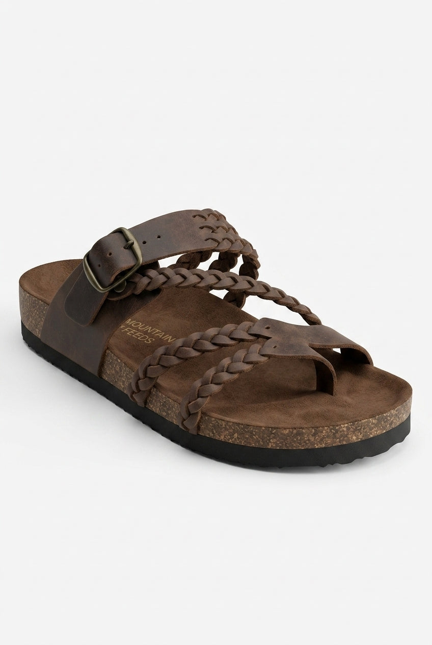 Hayleigh Braided Cork Sandals – Your Feet Called. They Want These.